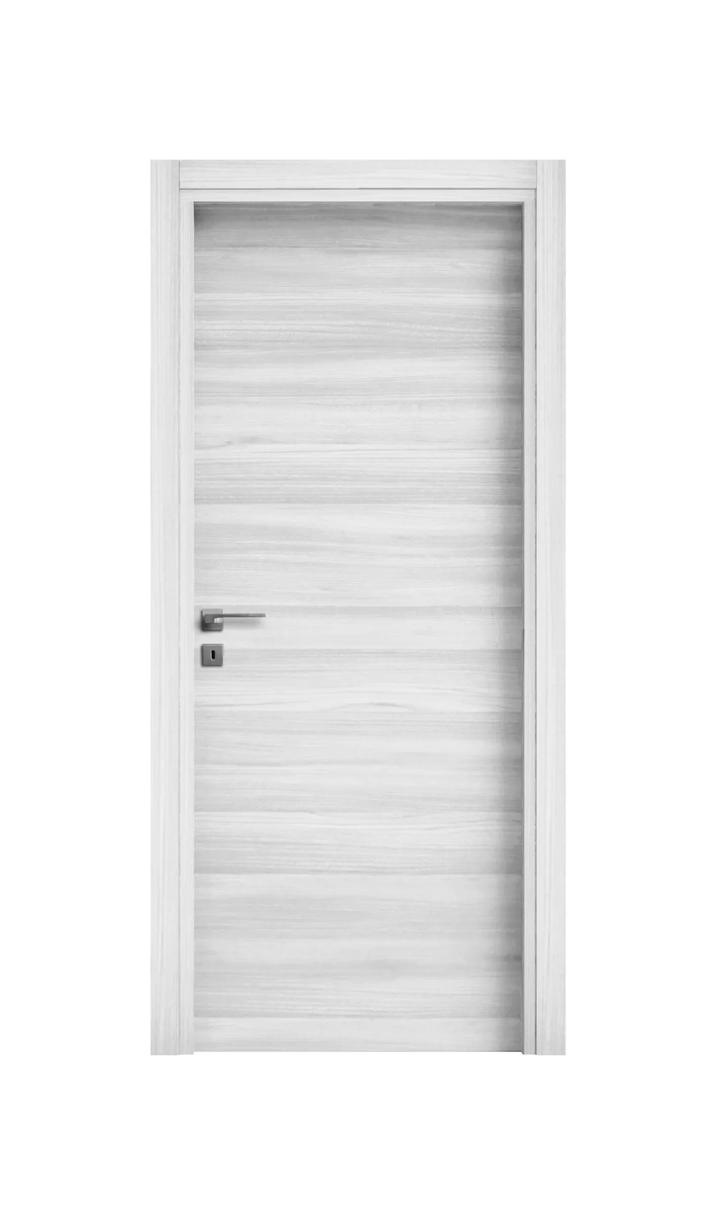 Porta interna liscia effetto frassino bianco